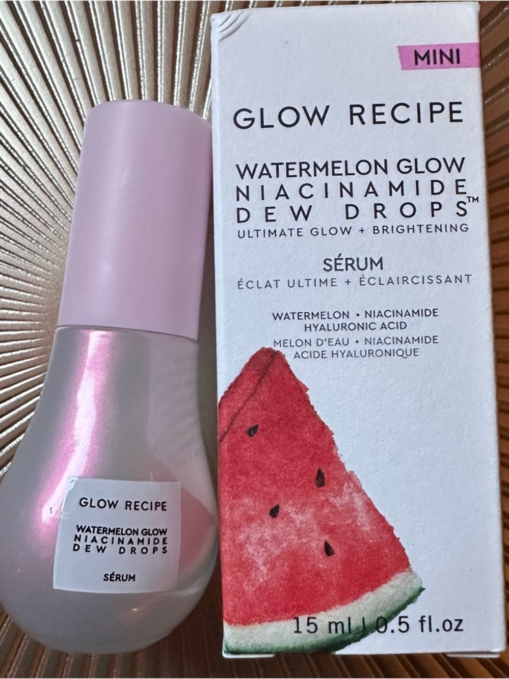 Glow Recipe Watermelon Glow Niacinamide Serum - .5 oz - New in box